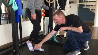 Ankle proprioception exercises  beginner [upl. by Wager]