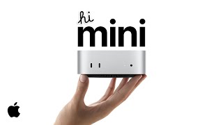 Introducing the allnew Mac mini  Apple [upl. by Ainez]