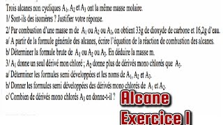 Exercice 1 Alcane 1ereS [upl. by Riedel471]