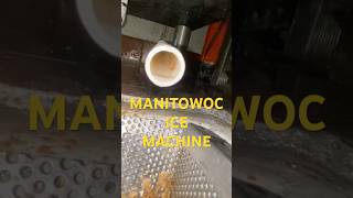 Manitowoc Ice Machine Restricted Drain refrigeration icemakerefrigeration icemachine calcium [upl. by Rambert318]