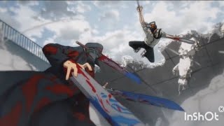 Chainsaw man vs Katana man full fightEnglish dub [upl. by Trill387]