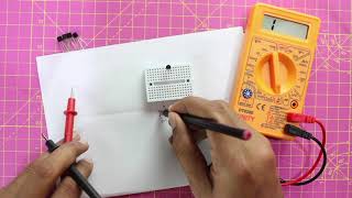 Simple Method to Identify Emitter Base Collector of Transistor using Multimeter [upl. by Ocramed678]