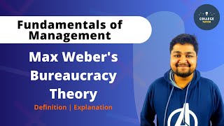 Max Webers Bureaucracy Theory  Bureaucratic Model  Fundamentals of Management [upl. by Wordoow]