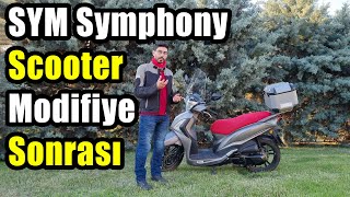 Symphony St 200i Scooter Modifiye Sonrası [upl. by Raina]