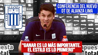 Alianza Lima Mauricio Larriera conferencia de prensa quotGanaremos el Triquot [upl. by Esertak222]