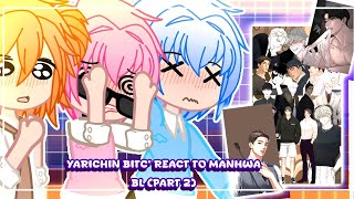 Yarichin Bith Club React to Manhwa BL Yao •Part 2• BySamantha Gacha Wolf reactsmanhwa [upl. by Ramah758]