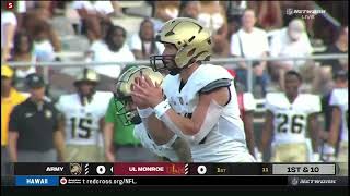 Army vs ULM Football 2023 Full Game [upl. by Nohcim]