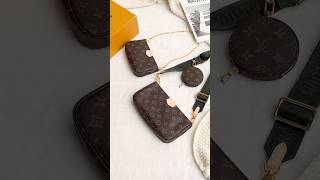 LV Multi Pochette Accessoires Monogram Khaki M44813 lvmonogram lvbag lvlover lvaddict luxury [upl. by Naujat]