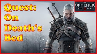 Witcher 3  On Deaths Bed  Drowner Brain Celandine  Quest [upl. by Atteniuq]