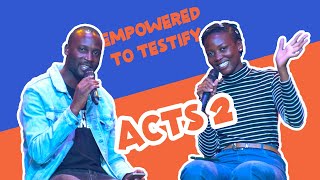 ACTS 2  EMPOWERED TO TESTIFY  Watoto HYD Teens Service [upl. by Oicapot]