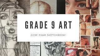 GCSE GRADE 9 A EXAM SKETCHBOOK [upl. by Benjy]