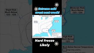 Extreme cold heading for the south east next week snow winter cold extreme [upl. by Aicenaj]