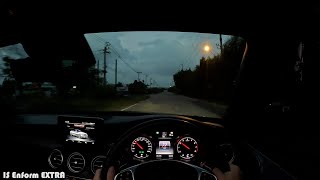 2016 MercedesBenz C300 Cabriolet A205 POV Roof Down Dawn Drive [upl. by Einnel788]