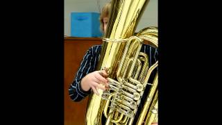 Hindemith Sonata for Tuba [upl. by Drofub]