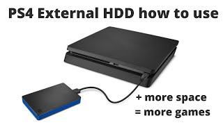 PS4 External Hard Drive  How To Use  Еksterni HDD za PS4 [upl. by Hittel]