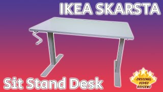 IKEA SKARSTA SitStand Desk Review also known as IKEA TROTTEN [upl. by Aidaas]