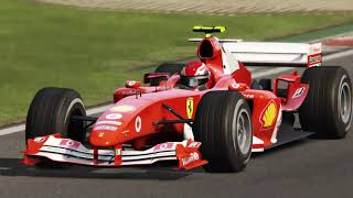 Assetto Corsa 2004 Ferrari F1 V10 Around Monza [upl. by Renner143]