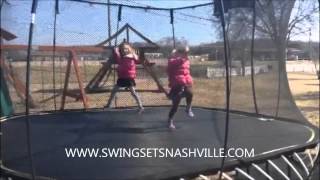 Kids Trampoline In Nashville Tennessee  10ft 12ft 14ft and 16ft Trampoline With Enclosure [upl. by Otinauj]