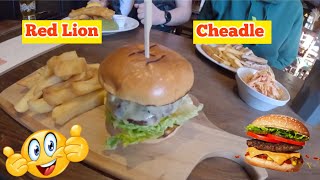 Cheadles Red Lion Pub Food Review With Kelly As A Special Guest [upl. by Kyriako]