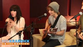 Carly Rae Jepsen  quotCuriosityquot acoustic performance  Kidd Kraddick in the Morning [upl. by Tareyn]