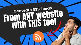 Create RSS Feeds from Any Website [upl. by Neenej]