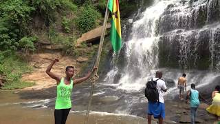 Stage 3 of Kintampo Waterfalls  Ghana May 2018 Tour [upl. by Ahsikin5]