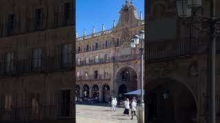 The most beautiful square in Spain Plaza Mayor de Salamanca [upl. by Lunneta]