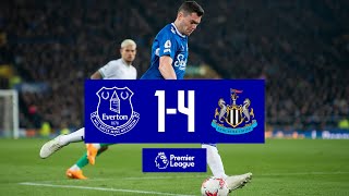 EVERTON 14 NEWCASTLE  Premier League highlights [upl. by Aitsirhc]