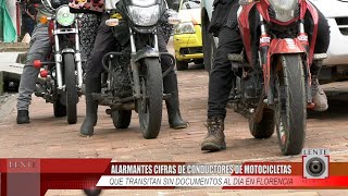 MUCHOS CONDUCTORES DE MOTOCICLETAS EN FLORENCIA QUE TRANSITAN SIN DOCUMENTOS AL DÍA [upl. by Peckham546]