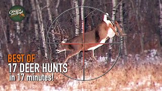 17 Deer Hunts in 17 Minutes ULTIMATE Deer Hunting Compilation  BEST OF [upl. by Einnaffit366]