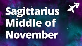 SAGITTARIUS  YOURE READY There is a NEW START Forming Quickly Middle of November Tarot Reading [upl. by Celisse647]