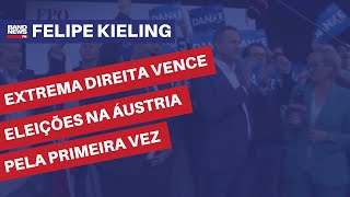 Extrema direita vence eleições na Áustria pela primeira vez  Felipe Kieling [upl. by Nenad]