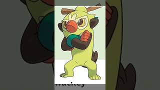 every Grookey evolution shorts pokemon [upl. by Josey124]