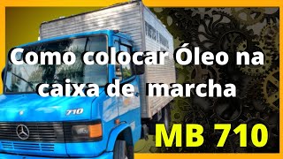 Como colocar óleo na caixa de marcha do mb 710 plus [upl. by Allicerp]