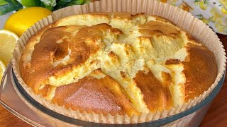 Gâteau au Citron  SANS GLUTEN NI FARINE  5 Ingrédients  Super Fluffy [upl. by Walcott371]