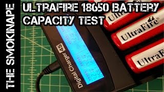 Ultrafire 18650 Battery Capacity Test  TheSmokinApe [upl. by Awe]