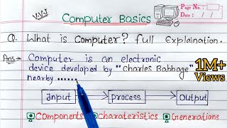 What is Computer full Explanation  Introduction to Computer in Hindi [upl. by Silver]