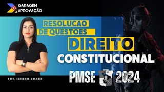 DIREITO CONSTITUCIONAL PARA PMSE [upl. by Drewett974]