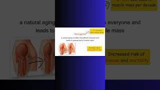 SARCOPENIA MUSCLE LOSS muscle weightlifting sarcopenia exercise physiology fitness [upl. by Irehc]