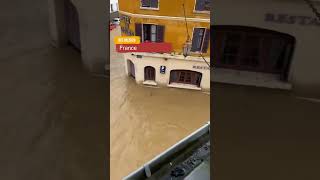 In the beautiful region of SeineetMarne in France the powerful storm Kirk brought heavy rains [upl. by Hanimay]