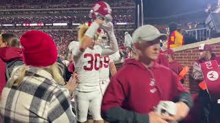 Alabama players exit field after losing to Oklahoma [upl. by Eiggep168]