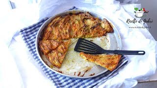 PIZZA CON FIORI DI ZUCCA in PASTELLA al forno e in padella Ricetta classica romana RICETTE DI GABRI [upl. by Knudson]