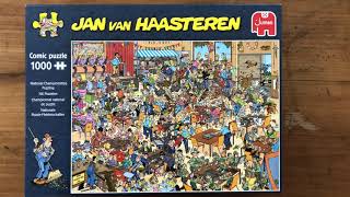 Jan van Haasteren NK puzzelen Nummer 19090 Tekenaar Dick Heins Puzzel1000Stukjes [upl. by Auoz]