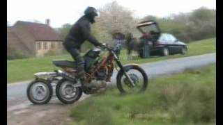 InLine Three Wheel Motorcycle [upl. by Appilihp670]