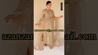 Bahot hee khobsurat dress Jo Kari gar ne hend se tayar kia he palazzodress dhotistyledress dress [upl. by Eekorehc]