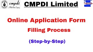 CMPDI Limited Online Application form filling Process step by Stepcmpdi Coal India [upl. by Leduar866]