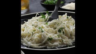 Palmini Alfredo Pasta  Best Keto Recipe [upl. by Garlen]