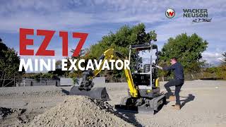 Wacker Neuson EZ17 MiniExcavator  Powerpac [upl. by Housum]