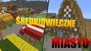 Minecraft średniowieczne miasto Nowe budowle w mieście Minecraft budowanie odc 5 [upl. by Alfy]