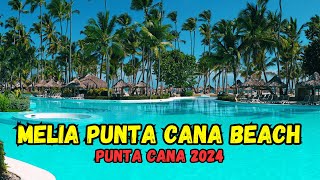 Melia Punta Cana Beach Wellness Inclusive  Hotel Tour 2024 Punta Cana Dominican Republic [upl. by Eillas]